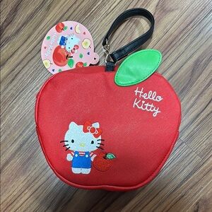 Hello Kitty Red Apple-Shaped Pouch